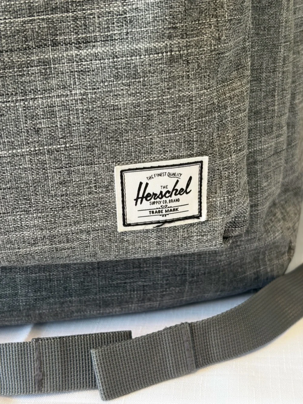 Herschel Light Grey Lightweight Backpack - NWOT